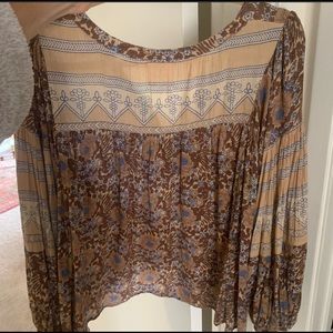 Blue Boheme Love Tunic Blouse